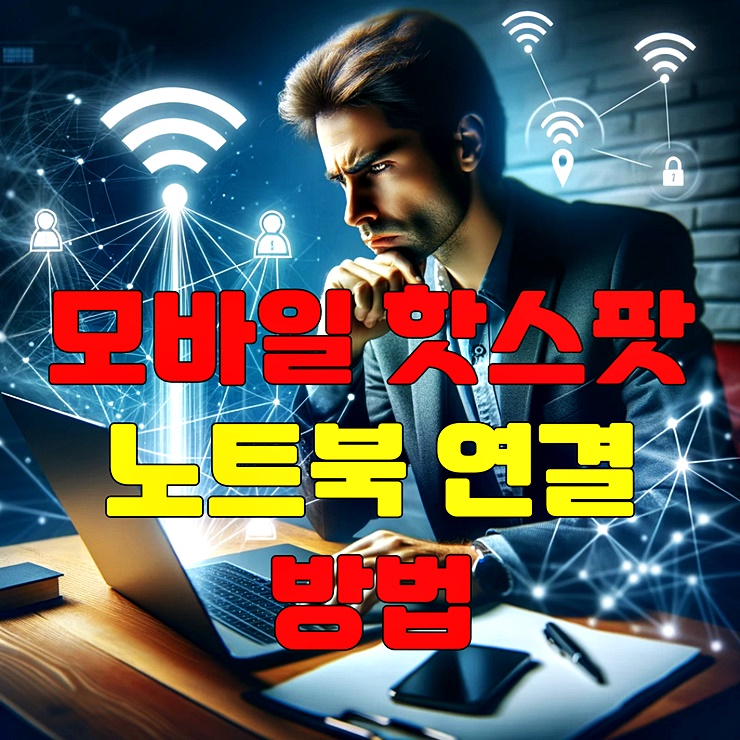 모바일 핫스팟 노트북 연결 썸네일 이미지